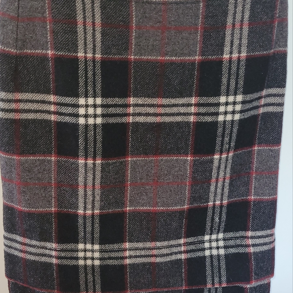 Vintage Plaid Mini Skirt